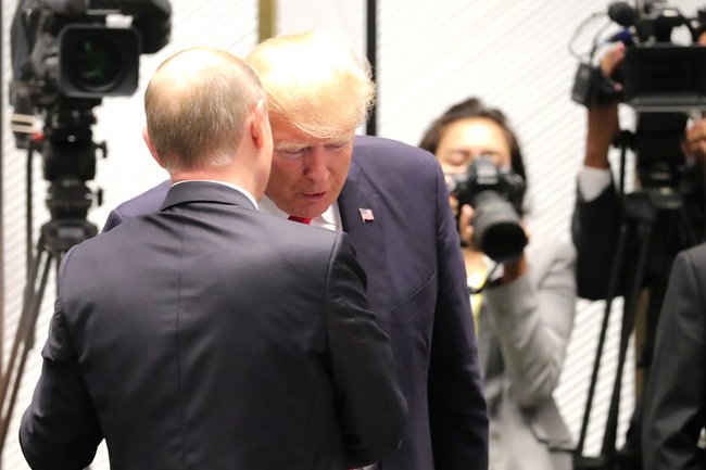 Владимир Путин и Дональд Трамп